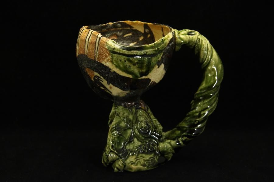 鈴木五郎 織部マグ [Oribe Mug by goro SUZUKI］ - 八丁堀 や