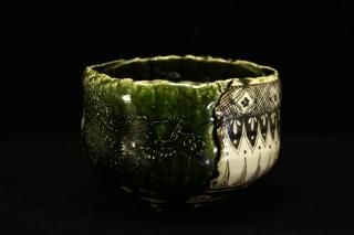   [Oribe Chawan by makoto YAMAGUCHI