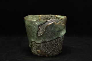 市川透 ロックグラスwill-「celadonNo.3」 [ Rock glass will- 「celadonNo.3」by  Tohru Ichikawa]