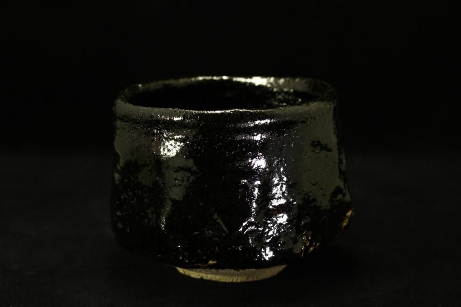 鈴木青児 黒釉茶碗 黒釉湯呑