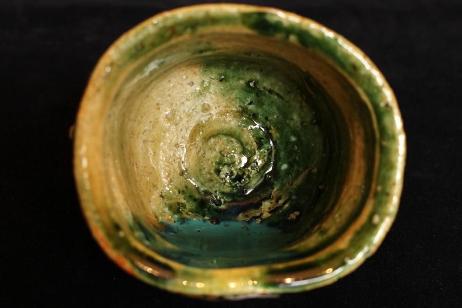 福島一紘 織部ぐい呑 [ Oribe Guinomi by Kazuhiro Fukushima