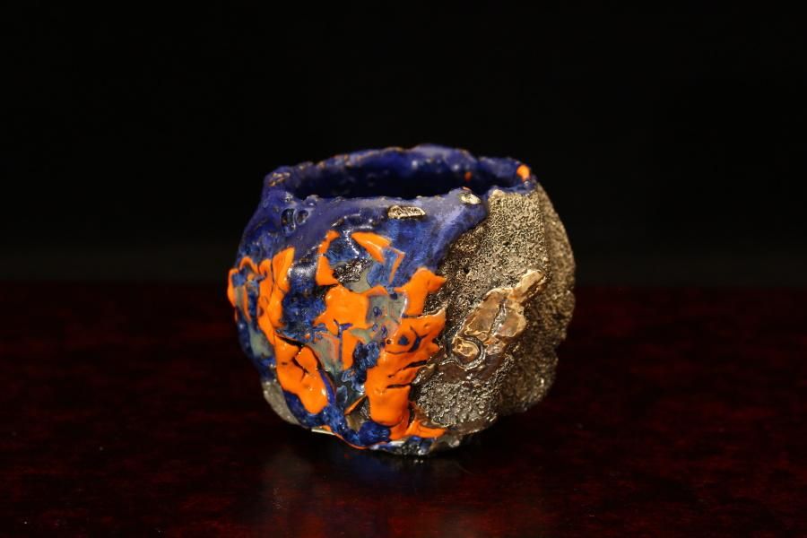 市川透 ぐい呑 Glorious Transformation [ Guinomi by Toru Ichikawa