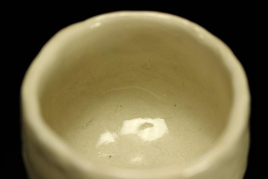 杉本玄覚貞光 白ぐい呑 [ Shiro Guinomi by Sugimoto Genkaku