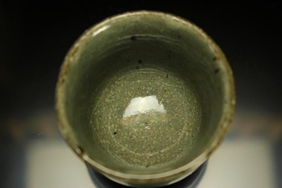 杉本玄覚貞光 粉青ぐい呑 [ Funsei Guinomi by Sugimoto Genkaku