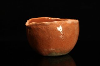  Ҹ [ Aka Katakuchi Chawan by Hideki Yanashita ]