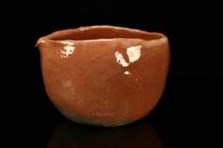  Ҹ [ Aka Katakuchi Chawan by Hideki Yanashita ]