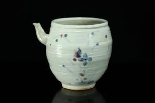 豊増一雄 茶器 豊増一雄 祥瑞木瓜茶杯 満容量45ml 登り窯焼成 作家もの有田焼