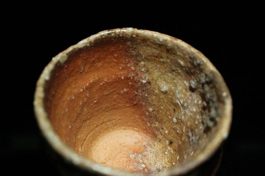 渡辺愛子 信楽 ぐい呑み 渡辺愛子 信楽桶ぐい呑 [Shigaraki Oke Guinomi by Aiko Watanabe