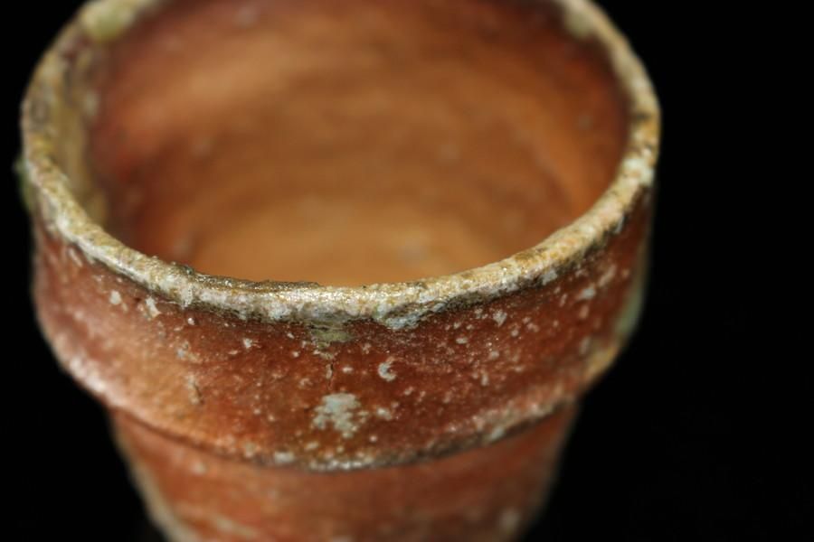 渡辺愛子 信楽桶ぐい呑 [Shigaraki Oke Guinomi by Aiko Watanabe