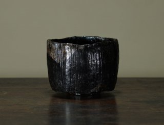 柳下季器 黒茶碗 [ Kuro Chawan by Hideki YANASHITA]