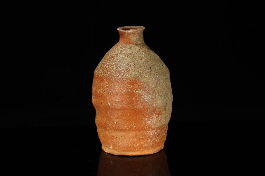 炎芸術掲載作品】柳下季器 江州信楽徳利 [ Goushu Shigaraki Tokkuri