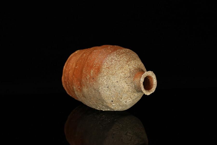 炎芸術掲載作品】柳下季器 江州信楽徳利 [ Goushu Shigaraki Tokkuri