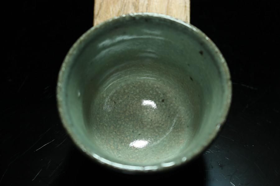 杉本玄覚貞光　黒ぐい呑み 杉本玄覚貞光 高麗黒ぐい呑 [ Kouraiguro Guinomi by Sugimoto