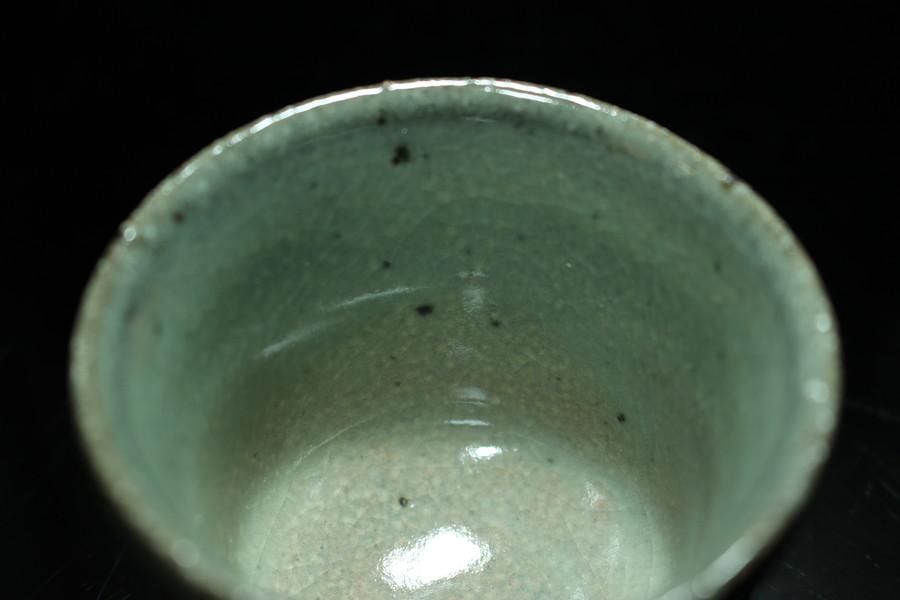 杉本玄覚貞光 粉青ぐい呑 [ Funsei Guinomi by Sadamitsu