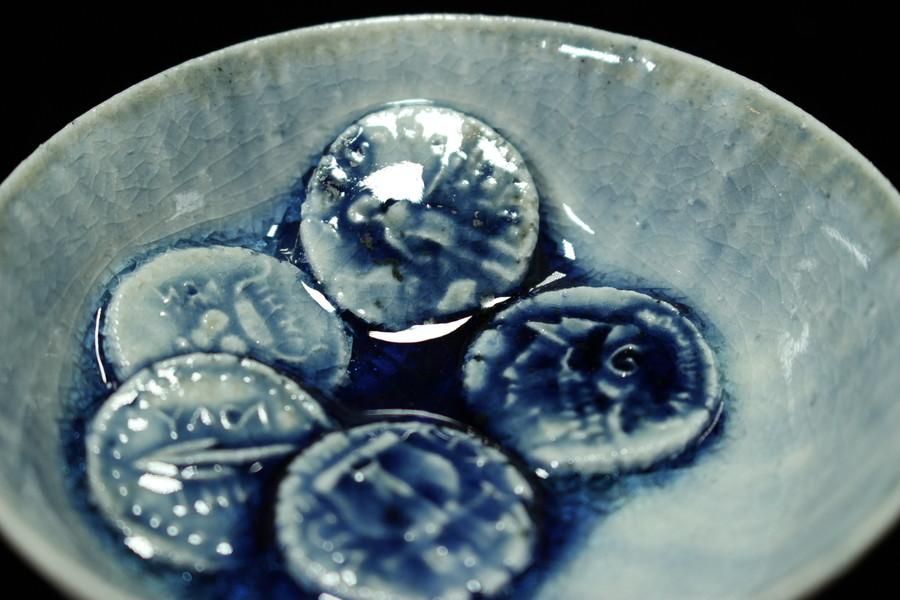 山口真人 御深井ぐい呑 [ Ofuke Guinomi by Makoto Yamaguchi