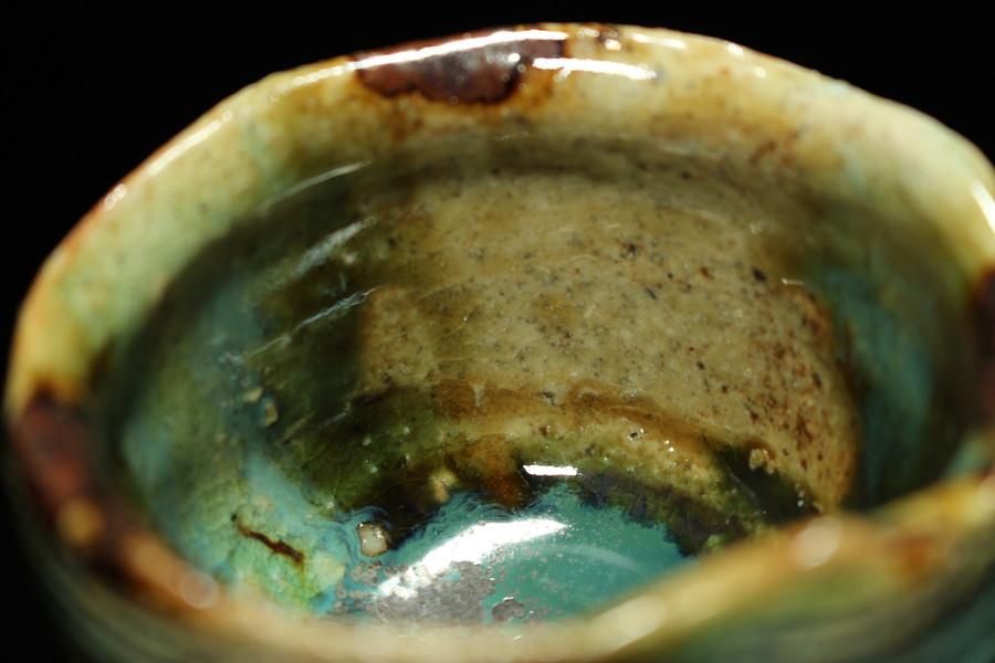 福島一紘 織部ぐい呑 [ Oribe Guinomi by Kazuhiro Fukushima