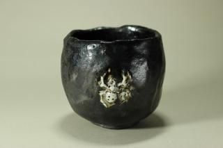 ȼ ھ盌  [ Kuroraku Kofuku Chawan by Tomohiro Matsumoto ]