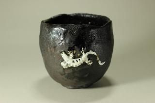 ȼ ھ盌 ȥ [ Kuroraku Kofuku Chawan by Tomohiro Matsumoto ]