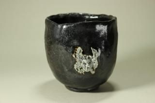 ȼ ھ盌  [ Kuroraku Kofuku Chawan by Tomohiro Matsumoto ]