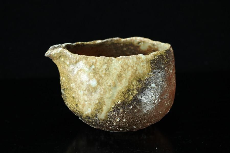 渡辺愛子 信楽片口酒器 [ Shigaraki Katakuchi Shuki by Aiko Watanabe