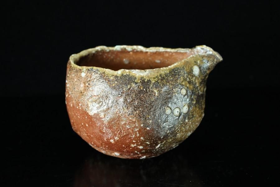 渡辺愛子 信楽片口酒器 [ Shigaraki Katakuchi Shuki by Aiko Watanabe