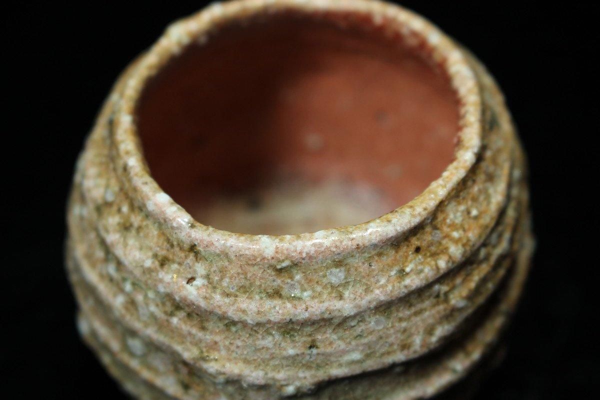 柳下季器 信楽芋頭ぐい呑 柳下季器 信楽芋頭ぐい呑 [ Shigaraki Imogashira Guinomi by