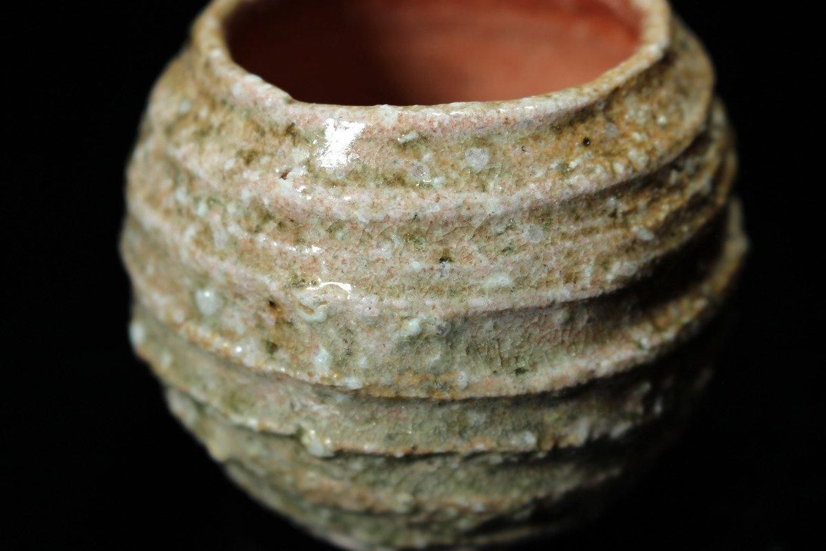 柳下季器　信楽芋頭ぐい呑 柳下季器 信楽芋頭ぐい呑 [ Shigaraki Imogashira Guinomi by