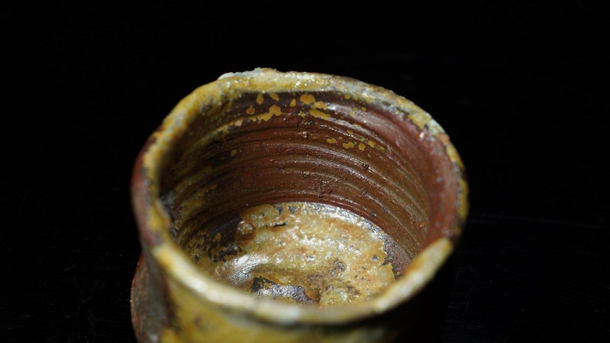 大森礼二 備前ぐい呑 [ Bizen Guinomi by Reiji Ohmori
