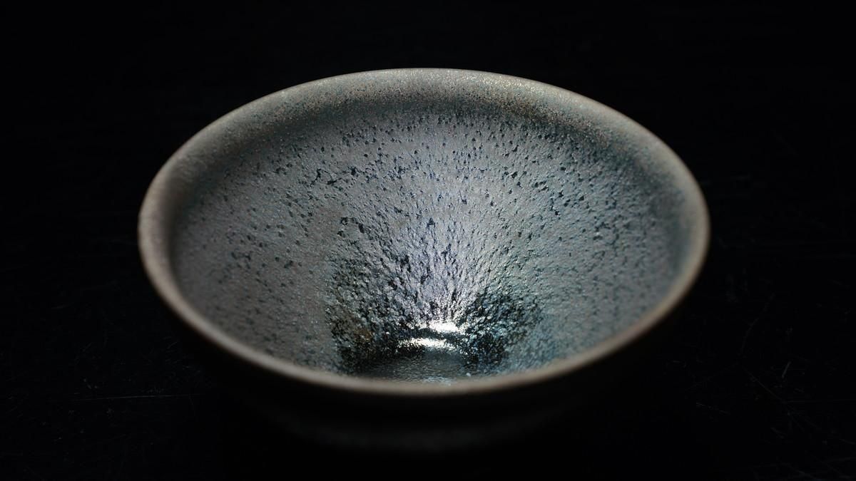 古谷宣幸 灰被天目茶盌(穴窯焼成) [ Haikatsugi Tenmoku Chawan