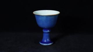 <img class='new_mark_img1' src='https://img.shop-pro.jp/img/new/icons8.gif' style='border:none;display:inline;margin:0px;padding:0px;width:auto;' />û ­ [ Cobalt-blue Stem Cup by Ryoko Suzuki ]