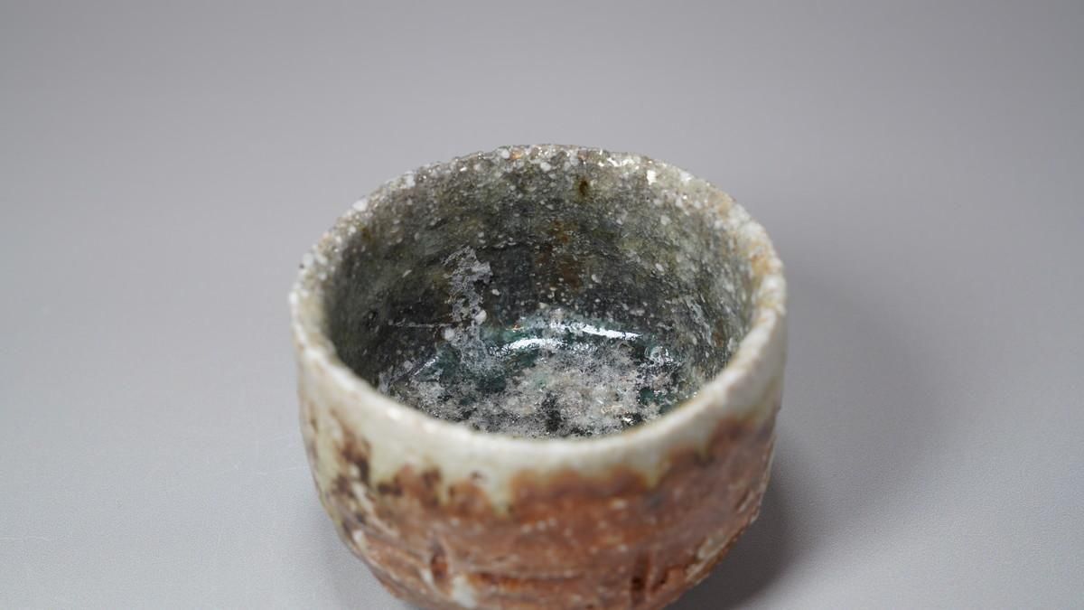 杉本祐　信楽ぐい呑　未使用　箱無 杉本祐 信楽ぐい呑 [ Shigaraki Guinomi by Yu Sugimoto