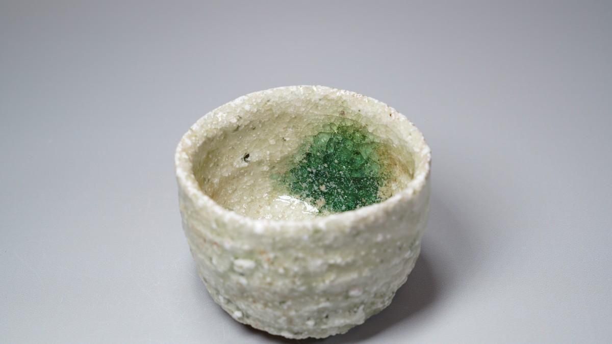 杉本祐　信楽ぐい呑　箱付き　未使用 杉本祐 信楽ぐい呑 [ Shigaraki Guinomi by Yu Sugimoto