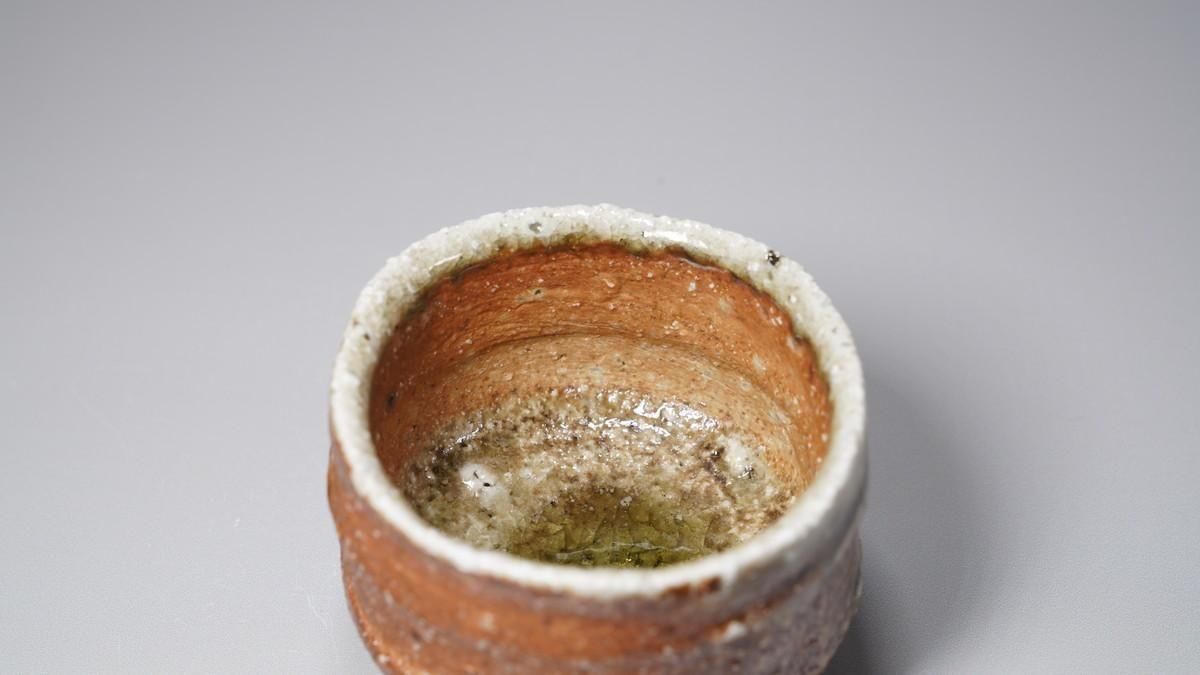 杉本祐 信楽ぐい呑 [ Shigaraki Guinomi by Yu Sugimoto