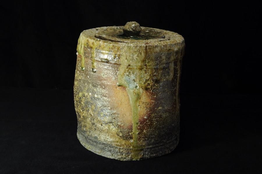 鈴木大弓 信楽水指 - 八丁堀 やきものギャラリー とべとべくさ