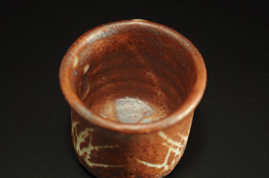 山口真人 鼠志野ぐい呑 [Nezumi-Shino Guinomi by makoto YAMAGUCHI