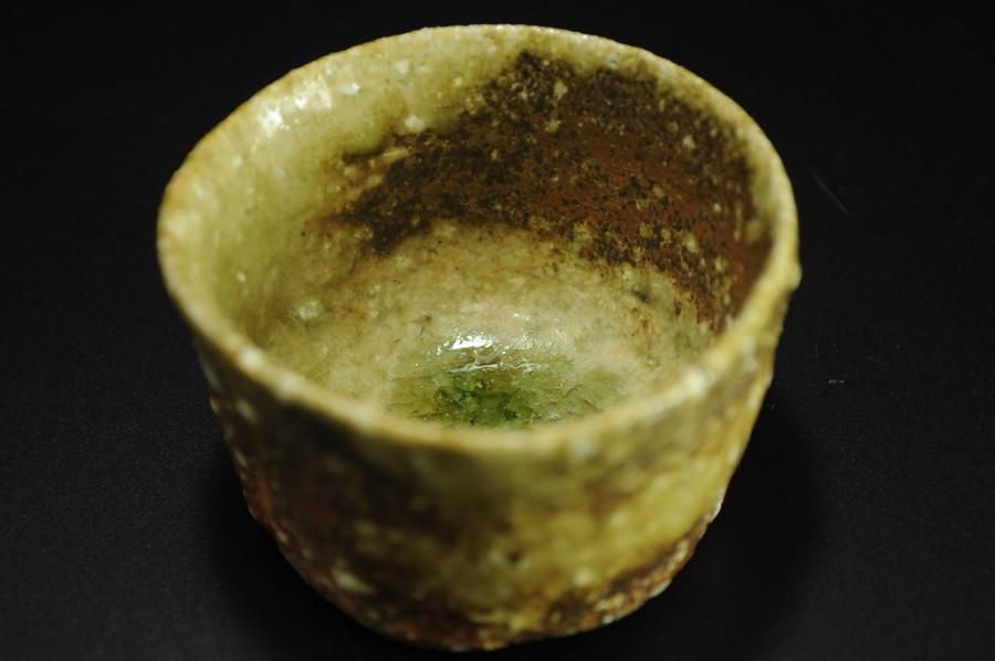 渡辺愛子 信楽ぐい呑 [Shigaraki Guinomi by Aiko Watanabe