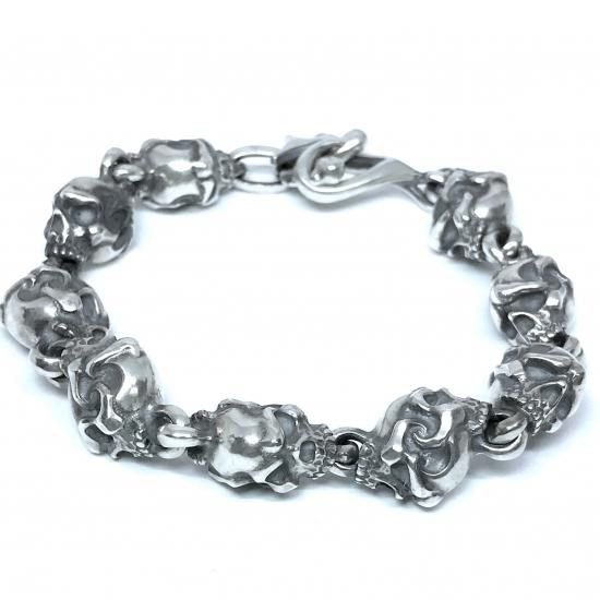 Rat Race　 Two Face Skull Braceletシルバーアクセサリー