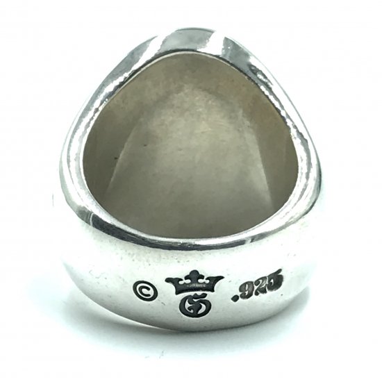 Gaboratry/ガボラトリー　スカルプテッドオーバルシグネットリング Sculpted Oval Signet Ring