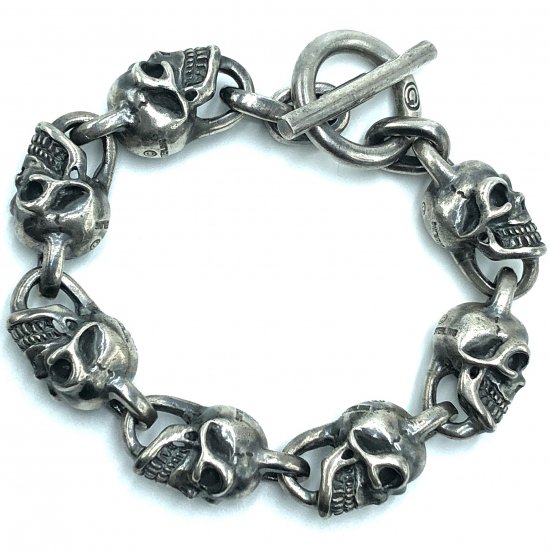 Gaboratory ガボラトリー 正規代理店 Gabor ガボール ブレスレット《送料無料》All Skulls Link Bracelet  [B-12]