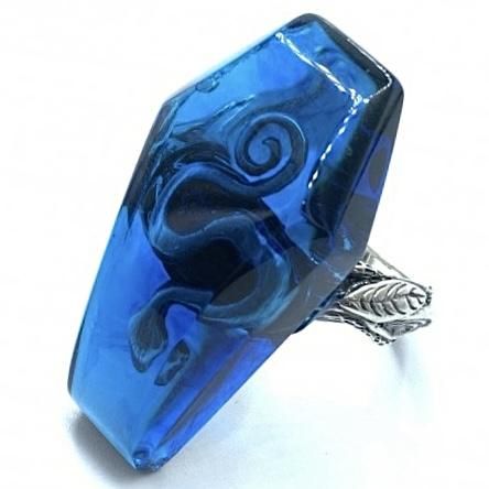 LYLY ERLANDSON ꡼ɥ Ź 󥰡̵the COFFIN Ring blue