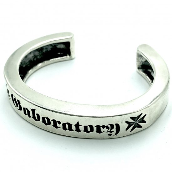 Gaboratory/ガボラトリー Gaboratory Logo Mark Flat Bar Bangle Bold