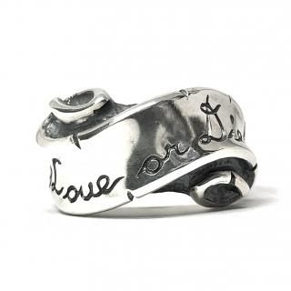 Rat Raceåȥ졼 Ź Rat 󥰡̵Message On Ribbon Ring Narrow