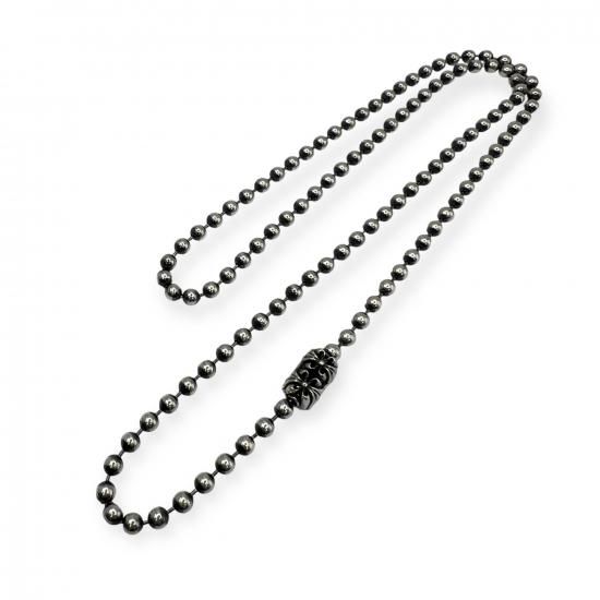 LONEONES  ̵Ball Chain with Chrome Cross Connector 24inch(60.9cm) 4mm ܡͥå쥹