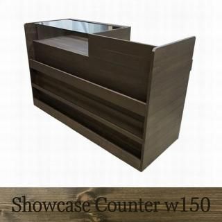 ガラスショーケースとカウンターのMIX | オーダー製作 | 環境に