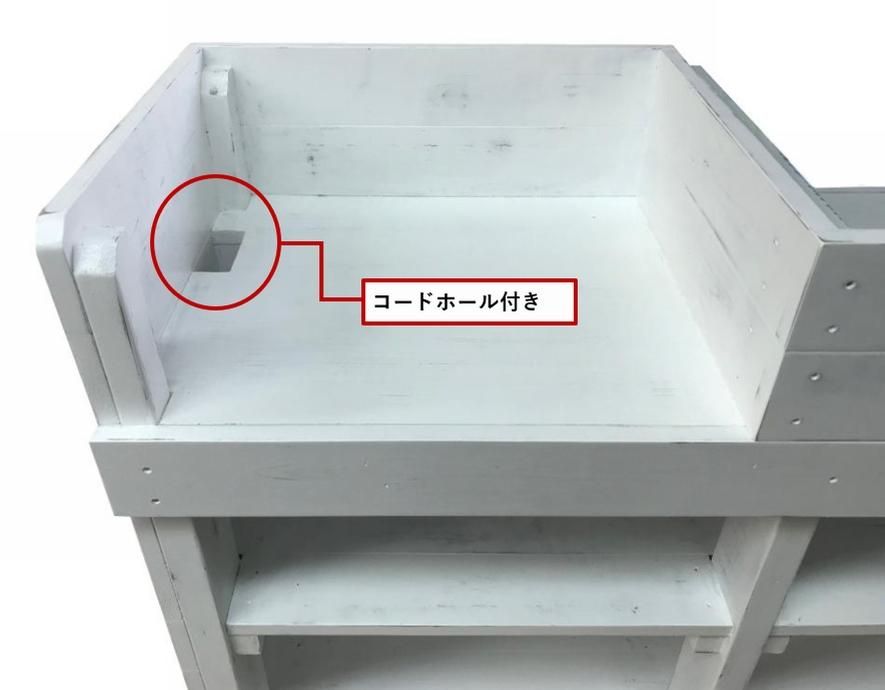 木製ショーケース_レジカウンター_レジ台_幅120cm×奥行45cm×