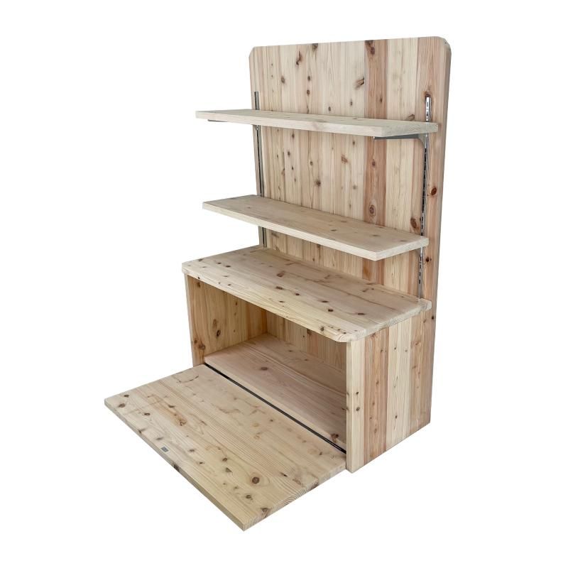 木製商品陳列棚 | 幅90cm - ひかり屋 | 木製カウンター・ショー 木製商品陳列棚 | 幅90cm - ひかり屋 | 木製カウンター・ショー