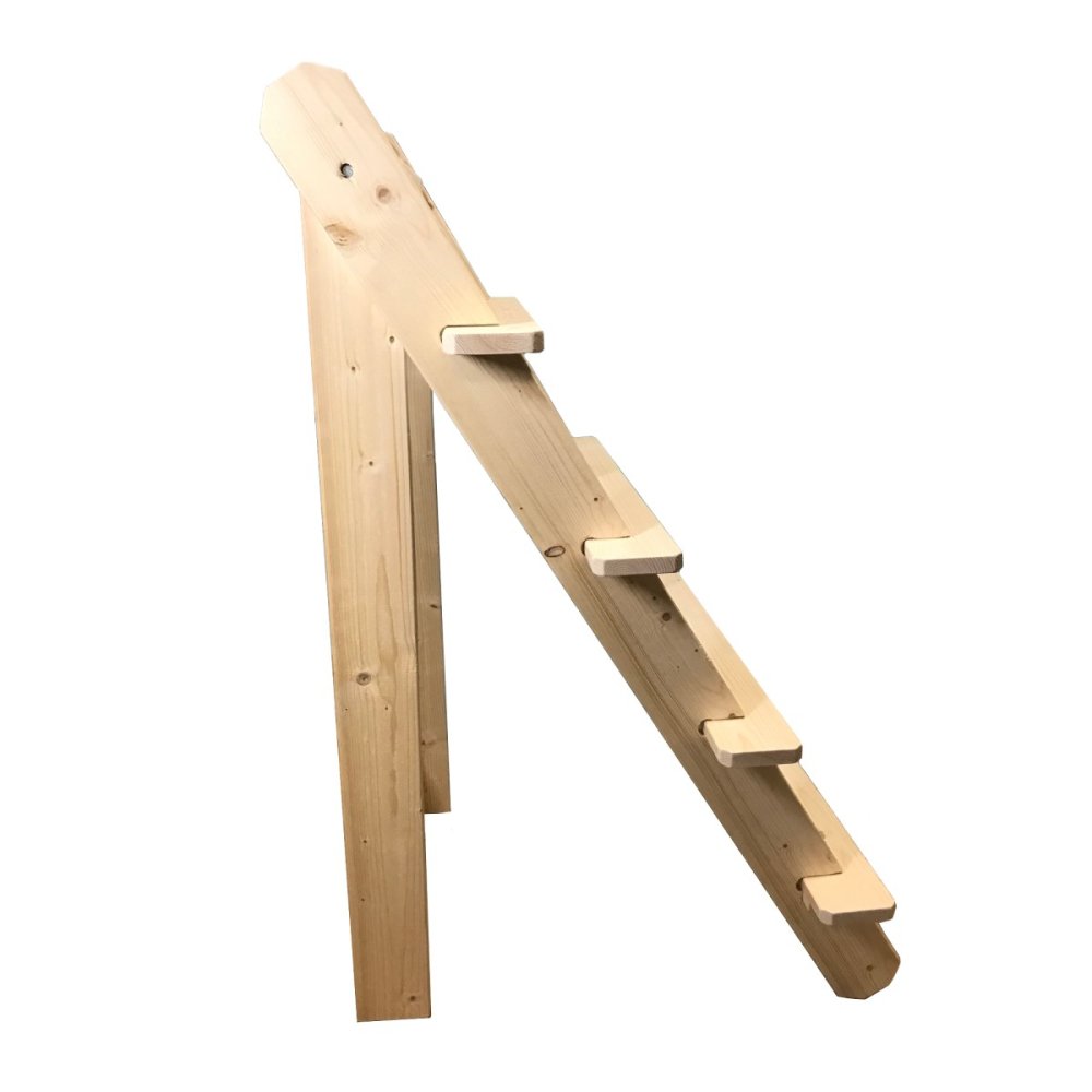 マルシェ什器＿木製ラダー型陳列棚折り畳み式_MAX002 | 木製のステップ