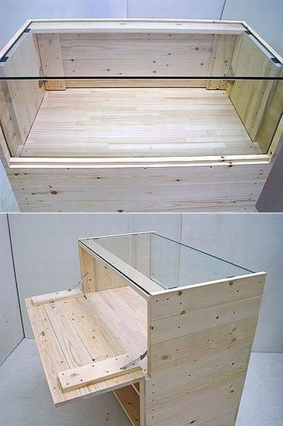 木製ガラスショーケース_幅90cm×奥行50cm×高さ90cm_ダークオーク 木製ガラスショーケース_幅90cm×奥行50cm×高さ90cm_ダークオーク