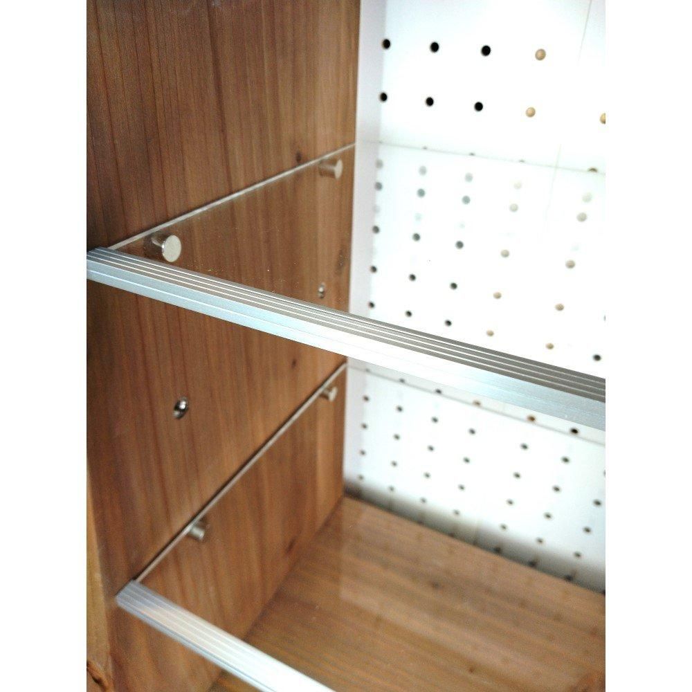 木製カウンター置きアクリル棚幅45㎝×奥行25㎝×高さ50