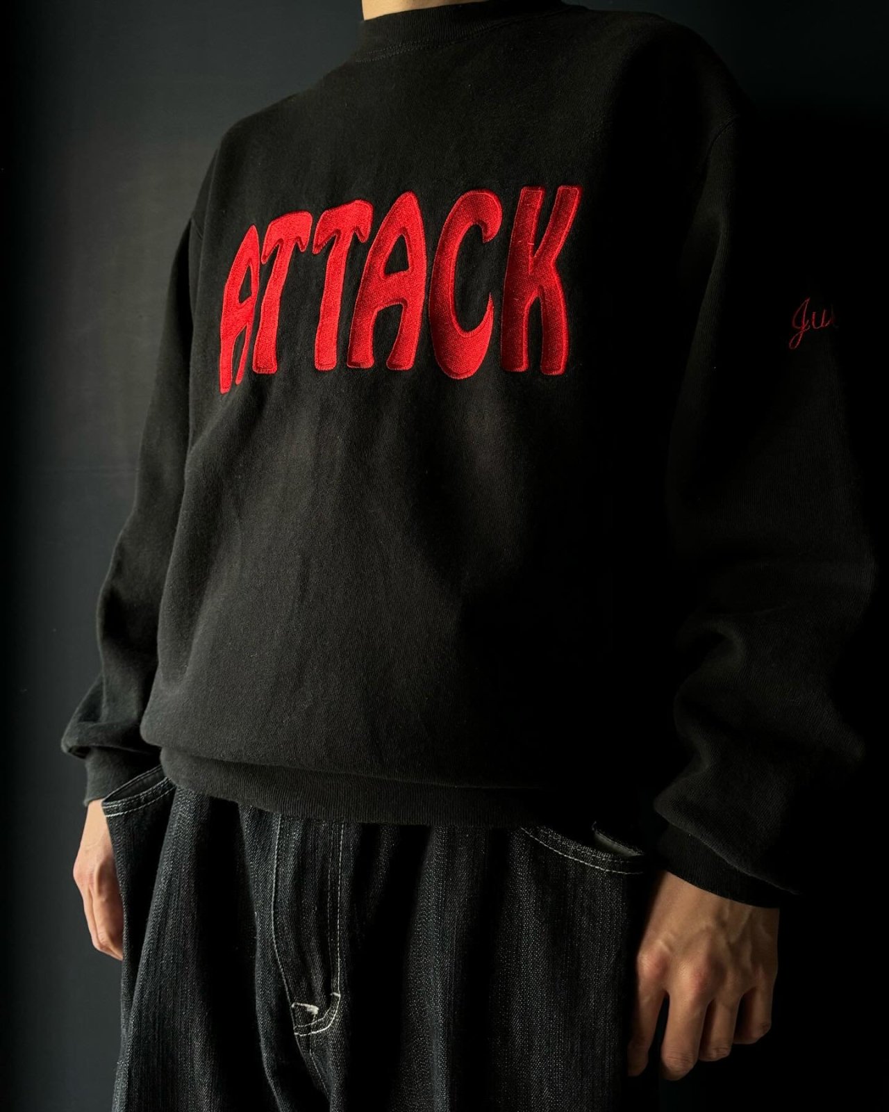 ATTACK embroidered